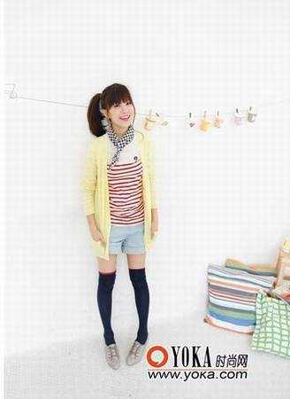 纯色开身衫的春天甜美搭配 - liaotx96283 - 璎璐宝贝的博客