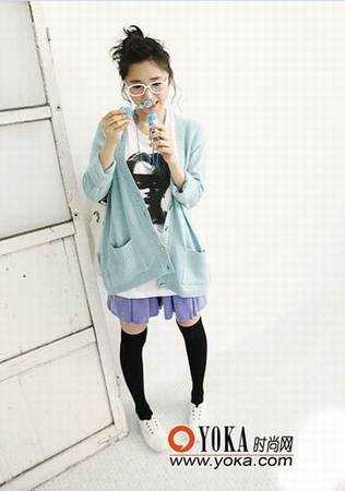 纯色开身衫的春天甜美搭配 - liaotx96283 - 璎璐宝贝的博客