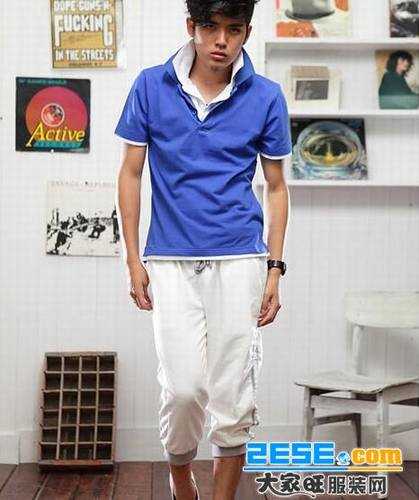 夏天流行男士服装搭配 - a2e5e1 - a2e5e1的博客 夏天流行男士服装搭配 POLO衫+七分运动裤