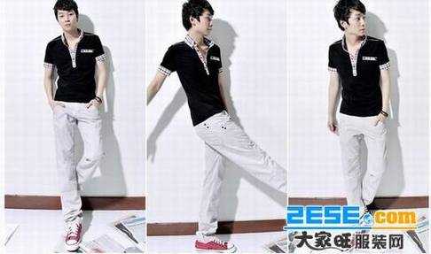 夏天流行男士服装搭配 - a2e5e1 - a2e5e1的博客 夏天流行男士服装搭配 POLO衫+休闲短裤+帆布鞋