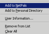 ѡAdd to NetPals