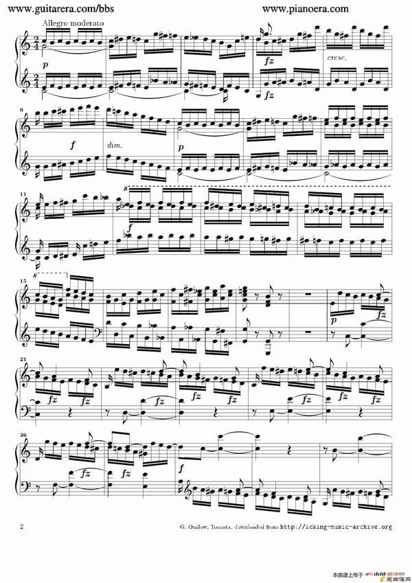 ١Toccata in C Major Op.6