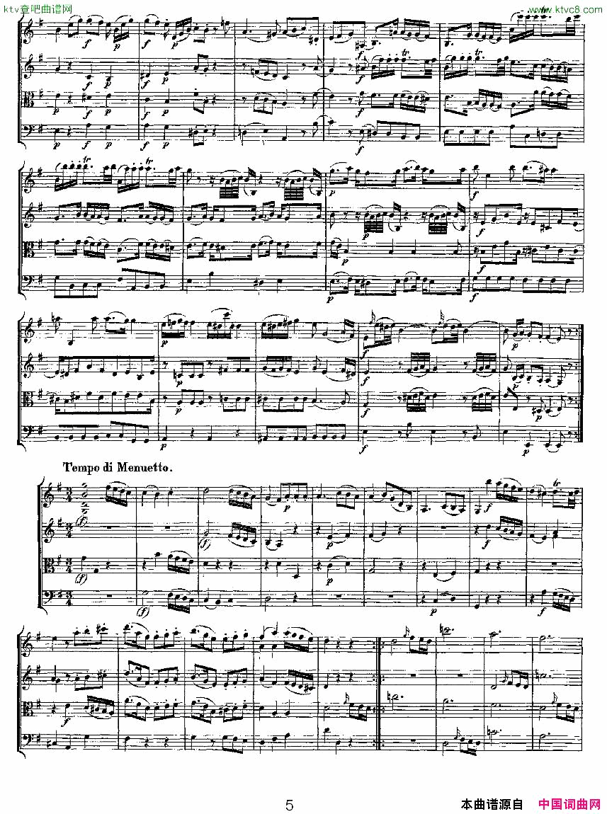 ҡQuartetNo.3inGMajor,K.156Gࡷ