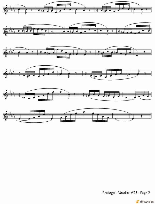 ͭܡBordogni - Vocalise #23