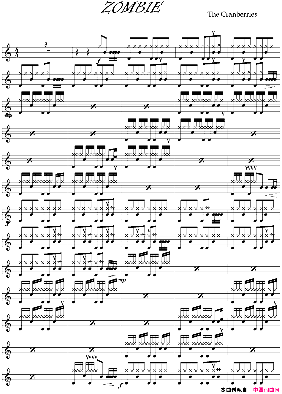 ʿףCranberries-Zombie