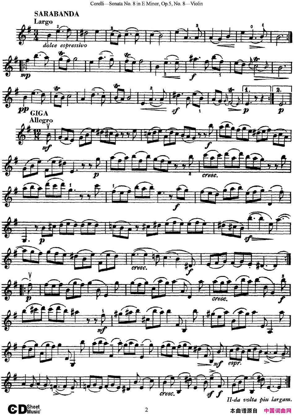 ٣SonataNo8inEMinorOp5No8