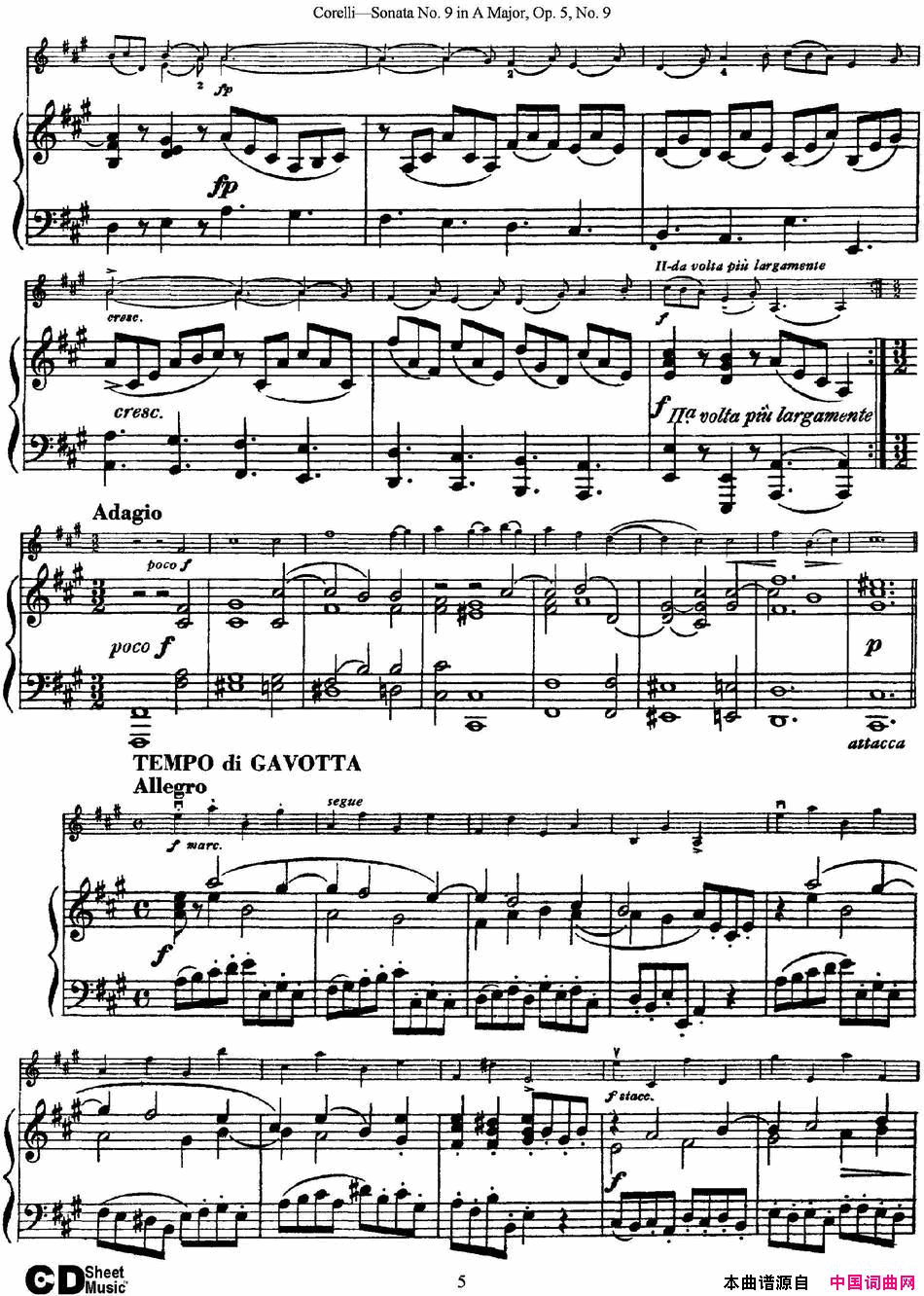 ٣SonataNo9inAMajorOp5No9С+ٰ
