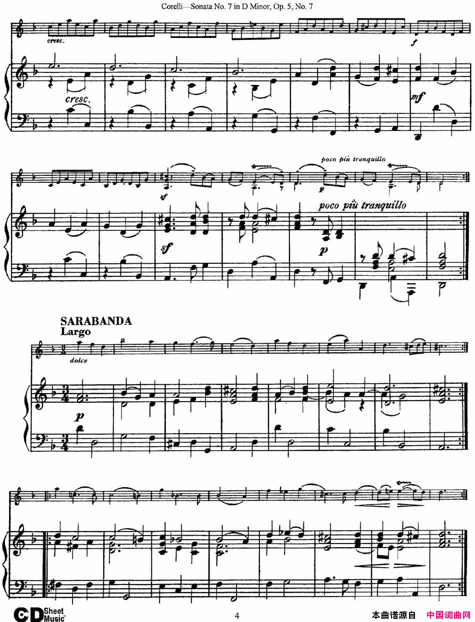 ٣SonataNo7inDMinorOp5No7С+ٰ