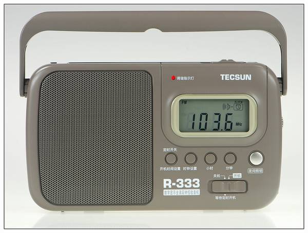 Tecsun/ R-333ЯʽƵ/в/̲ʾӿ
