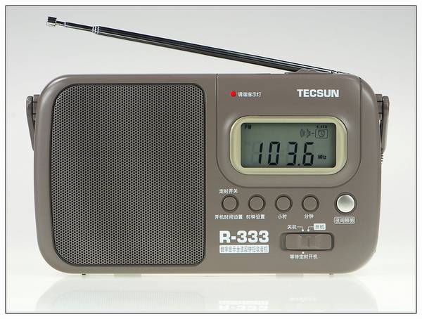 Tecsun/ R-333ЯʽƵ/в/̲ʾӿ