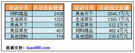 暑期中国团购网站统计报告