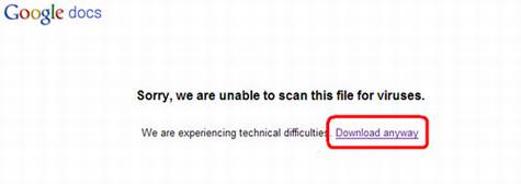 从Google Docs下载任意格式文档的方法