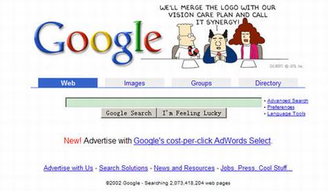 从Google首页变化看互联网十三年风云录