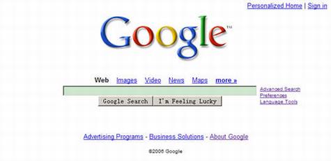 从Google首页变化看互联网十三年风云录