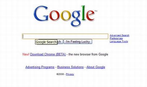 从Google首页变化看互联网十三年风云录