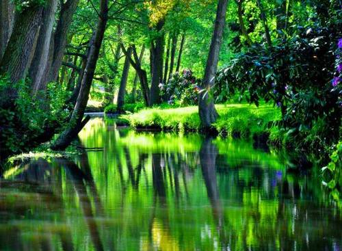 形容青山绿水的诗句