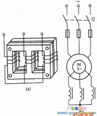 绕线型转子电动机转子串接频敏变阻器