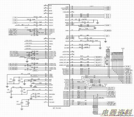 TDA15063在长虹LS07机芯液晶彩电中的应用电路