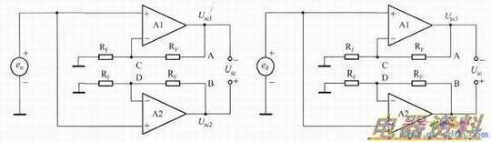 放大器在共模信号激励和差模信号激励时的状态