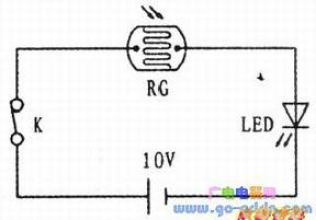 光敏电阻实验电路