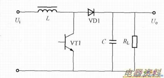 升压式开关电源稳压电路
