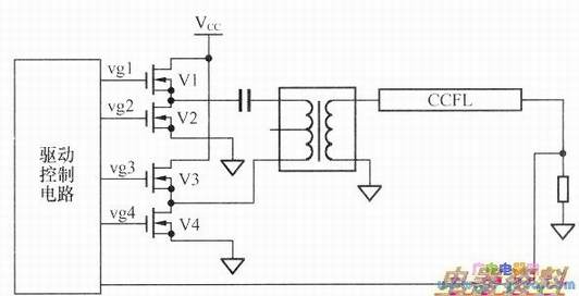 采用4只N沟道场效应管的驱动电路