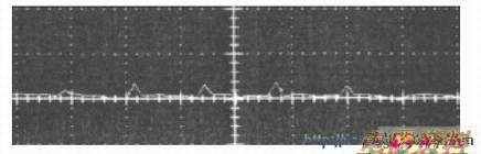 无光照时CCD 输出波形图