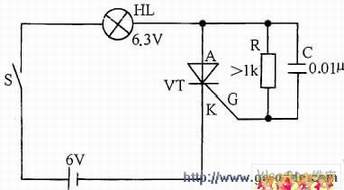 温控晶闸管的检测电路图