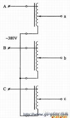 三相调压器接线图