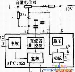 14脚与地之间接一只22kΩ电阻