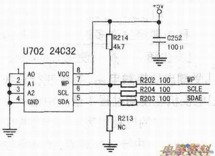 长虹CHD30300(F32)型彩电相关电路