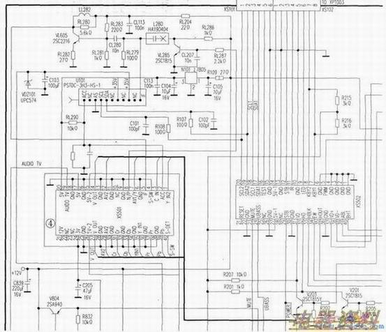海信HDP2907M数字高清彩电数字板电路