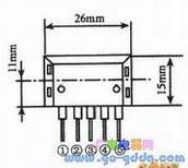 断开STR-5412内开关管方法的示意图