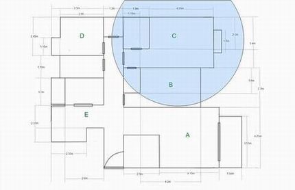 c位置.jpg 家里的路由器应如何摆放才能达到更好的效果