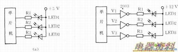 二极管显示电路
