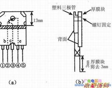 断开和外接STR-11006内开关管方法的示意图