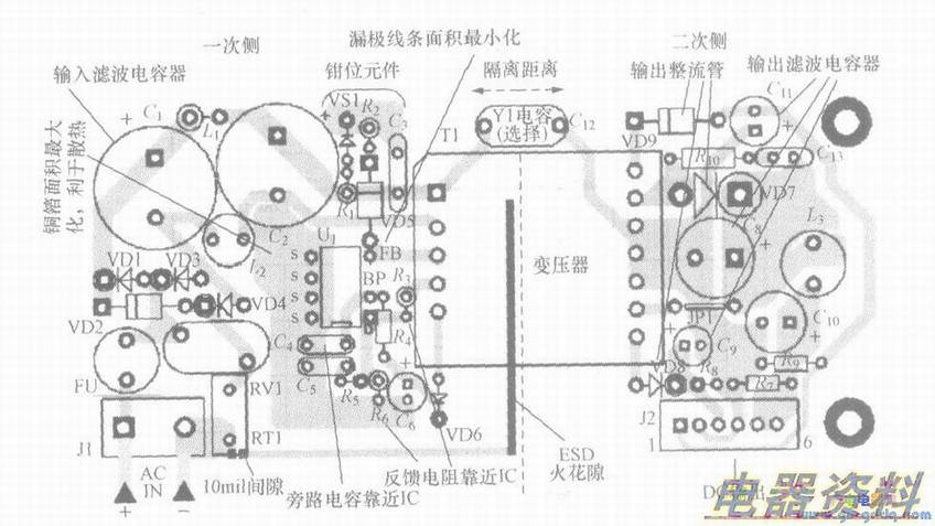 LinkSwitch-CV系列产品PCB设计