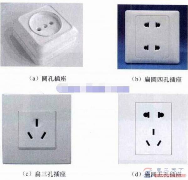 一例家用两孔三孔插座的接线图,附插座接线的安全要求