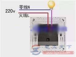 单联双控开关怎么接线,附单开双控开关的接法图示