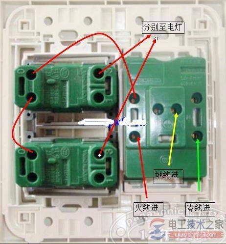 一文看懂双开五孔插座接线图,附多种接线方式