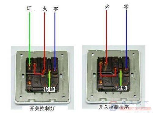 带开关插座的简单接线方法