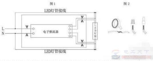 led�ƹ���ô���ߣ�led�չ�ƹܵ����ֽ��߷�ʽ��һ��