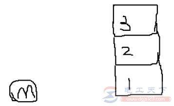 多地控制线路的实物接线图