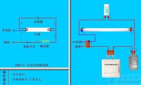 怎么判断日光灯的接线方式是否正确