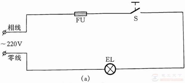 探照灯与红外线灯等的接线方法