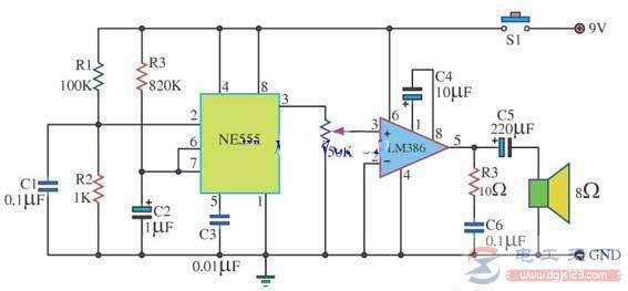 555��������ĵ�·ԭ��ͼ