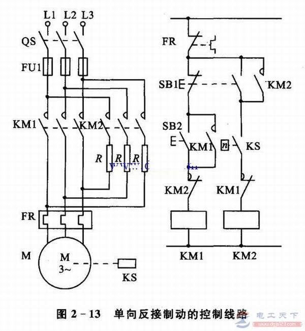 һ������綯������ת�Ŀ��Ƶ�·ͼ�����������⼰�������