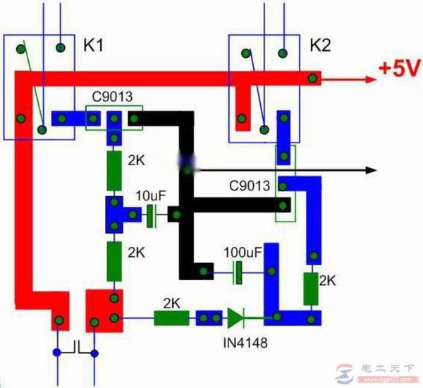 һ��˳�򿪹صĵ�·ԭ��ͼ