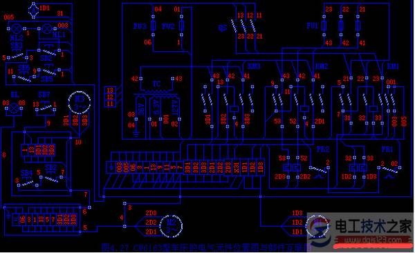 电器安装接线图与电器布置原则