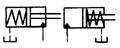 单作用缸常用元件图形符号大全